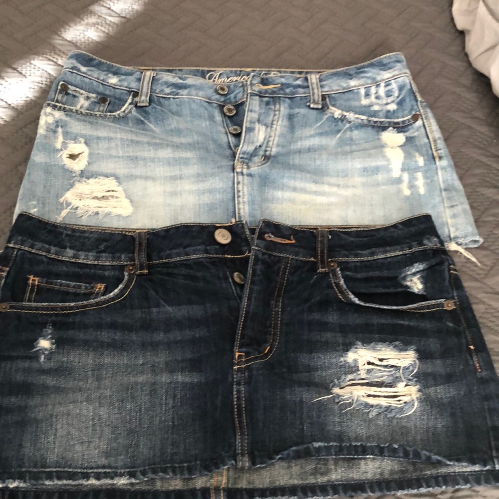 Jean skirts both size 6